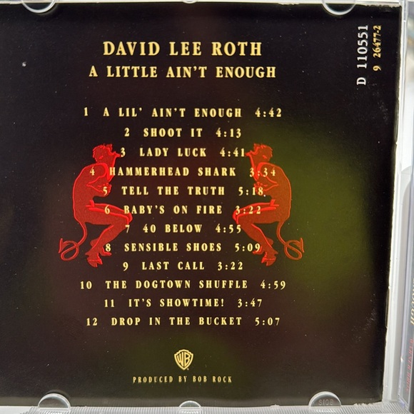 David Lee Roth - A Little Ain’t Enough CD - Picture 5 of 5